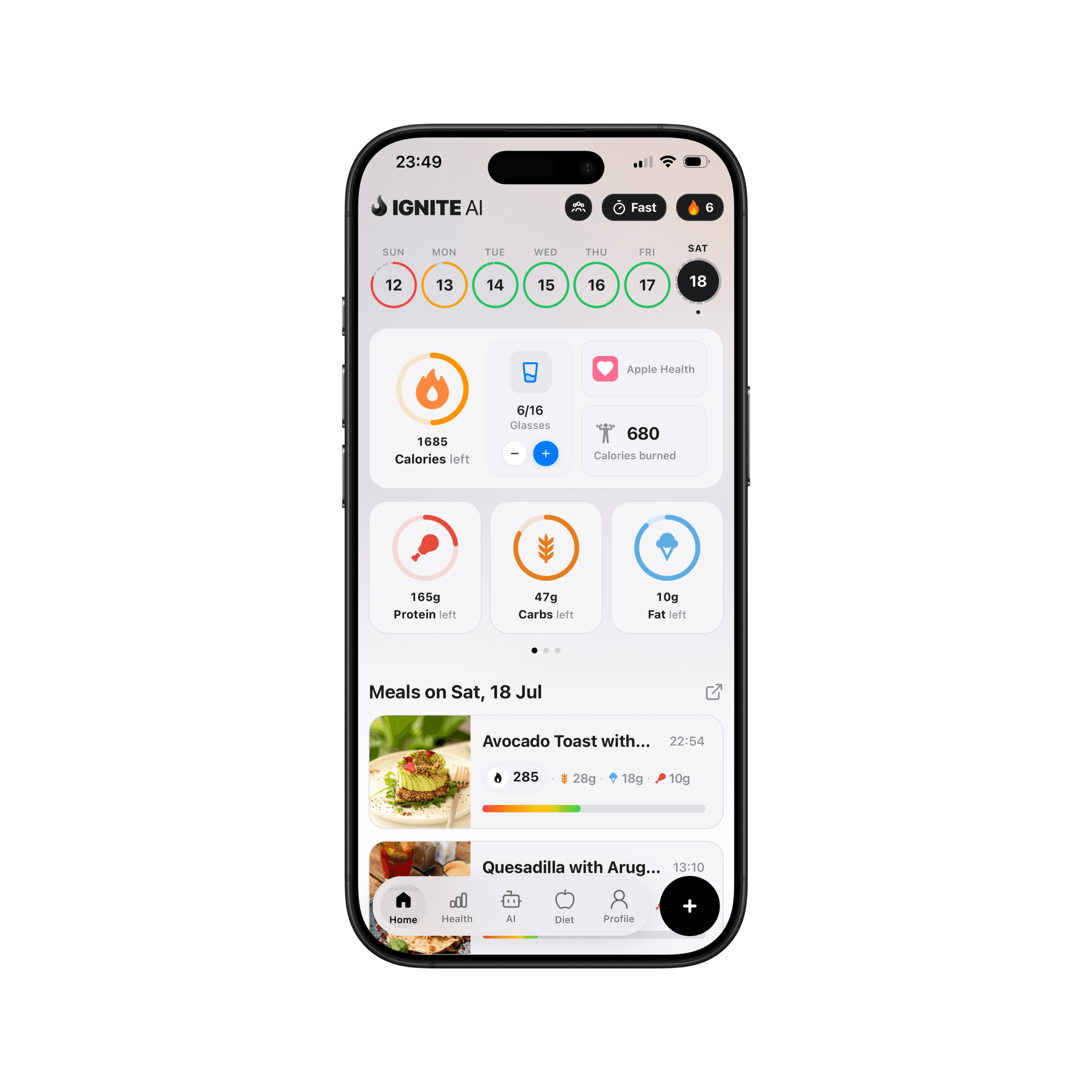 IGNITE AI Glow theme